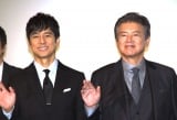 映画『グッバイ・クルエル・ワールド』公開記念舞台あいさつに登壇した（左から）西島秀俊、三浦友和 （C）ORICON NewS inc. 