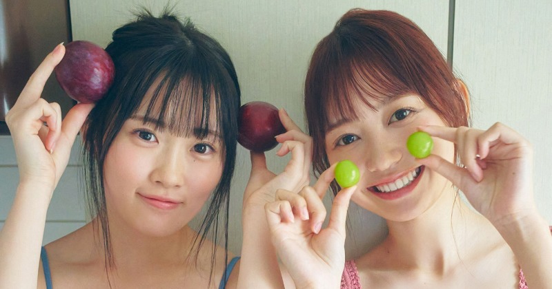 AKB48山根涼羽＆大盛真歩“秘密のお泊まり会”グラビア秘蔵カット