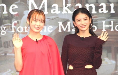 Netflixのグローバルファンイベント『TUDUM Japan』に出席した森七菜（左）と出口夏希 （C）ORICON NewS inc. 