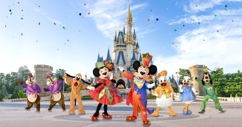 Tdr40周年新コスチューム初お披露目 星形 モチーフの鮮やか配色 ドリームゴーラウンド Oricon News