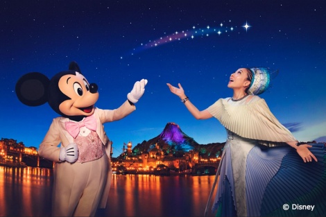 東京ディズニーシーナイトタイムエンターテイメント『ビリーヴ！ シー・オブ・ドリームス』×「君の願いが世界を輝かす」のコラボレーションが決定 （C）Disney 