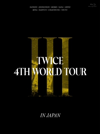 CuDVD/Blu-raywTWICE 4TH WORLD TOUR 'III' IN JAPANxBlu-ray 