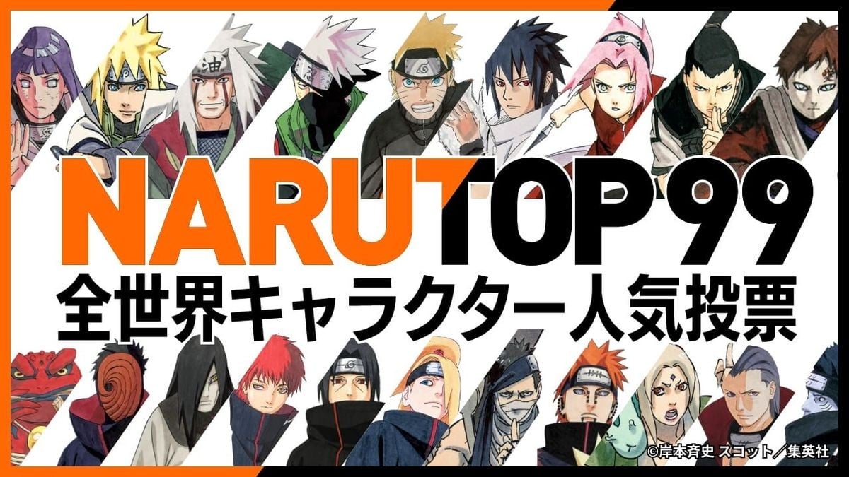 NARUTO』初の全世界キャラ人気投票開始 1位のキャラは描き下ろし