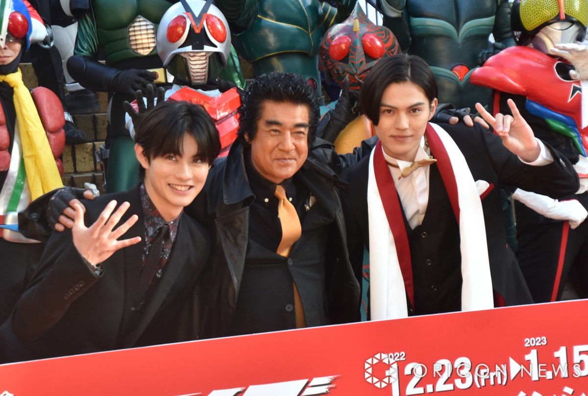 藤岡弘、集結した34人の仮面ライダーたちに「感無量」 『THE仮面