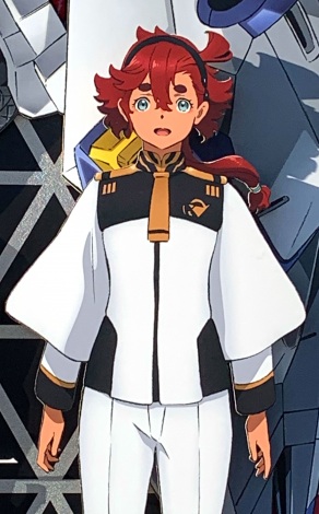 『機動戦士ガンダム 水星の魔女』（写真はお台場にて撮影） 