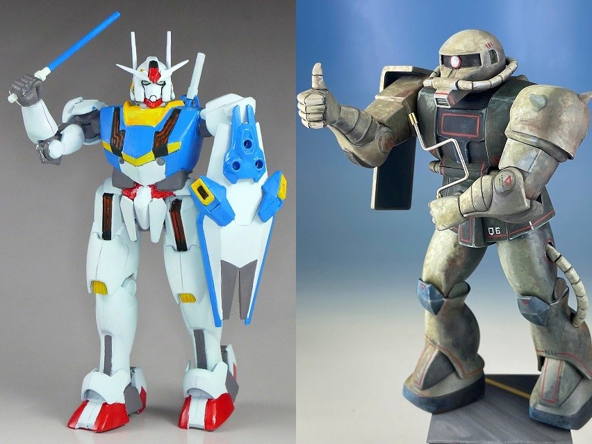 まるで“昭和のガンプラ”…箱絵の「あのザク」に新旧キットの融合、“古き良き時代”を令和に伝えるモデラーの心意気 | ORICON NEWS