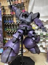 『箱絵ドム』制作工程（9/22枚）　制作・画像提供／前多ミライ氏 （C）創通・サンライズ 