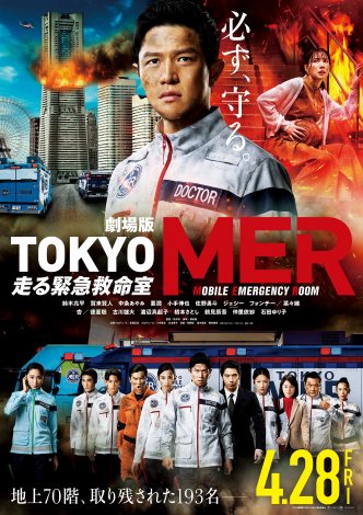 劇場版『TOKYO MER～走る緊急救命室～』キャスト・登場人物・出演者