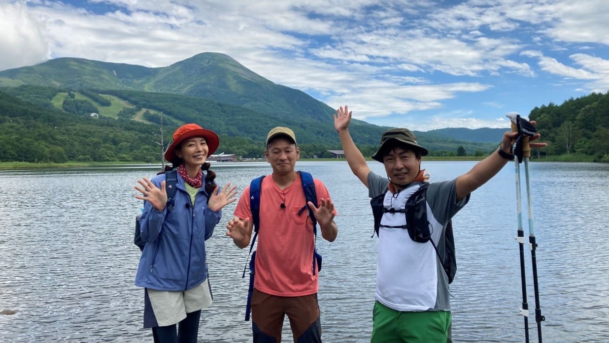 画像・写真 | U字工事＆滝沢沙織「日本の背骨」霧ヶ峰・美ヶ原の中央分水嶺トレイルで絶景眺める 野生の鹿にも遭遇 2枚目 | ORICON NEWS