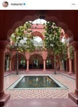 �o���ł̗l�q�𓊍e�������[�K��䝈����@�i�ʐ^�̓C���X�^�O�������j 