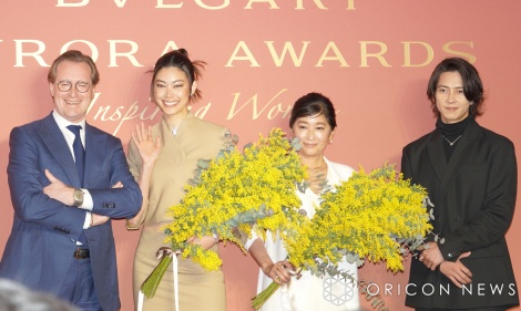 �wBVLGARI AVRORA AWARDS 2023�x���ۏ����f�[���\�L�҉�̖͗l�iC�jORICON NewS inc. 