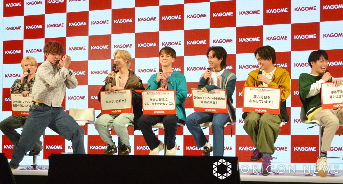 Travis Japan、デビュー後初のCM出演 『カゴメ野菜飲料』アンバサダー