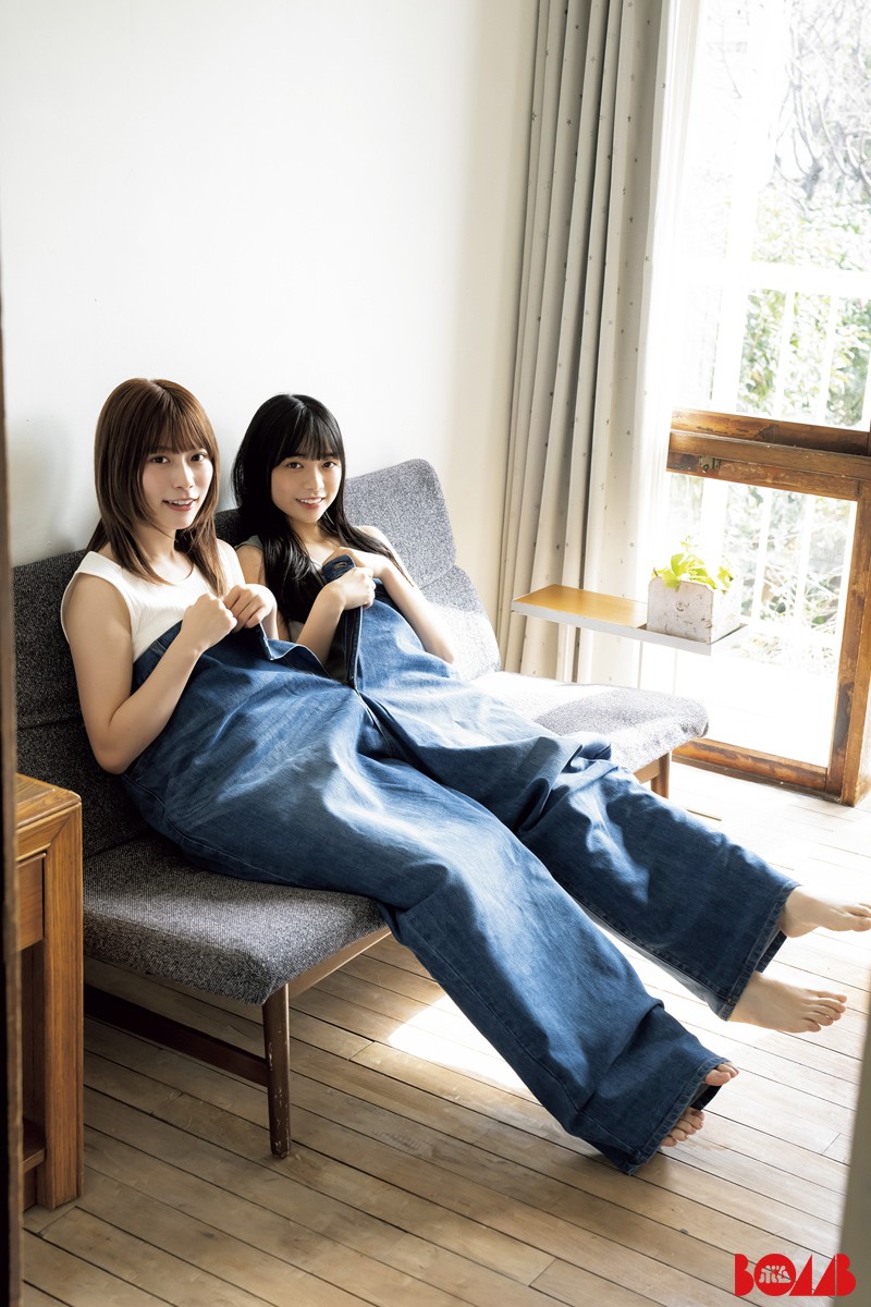 日向坂46東村芽依＆山口陽世、“ちっちゃいふたり”コンビが『BOMB』で初