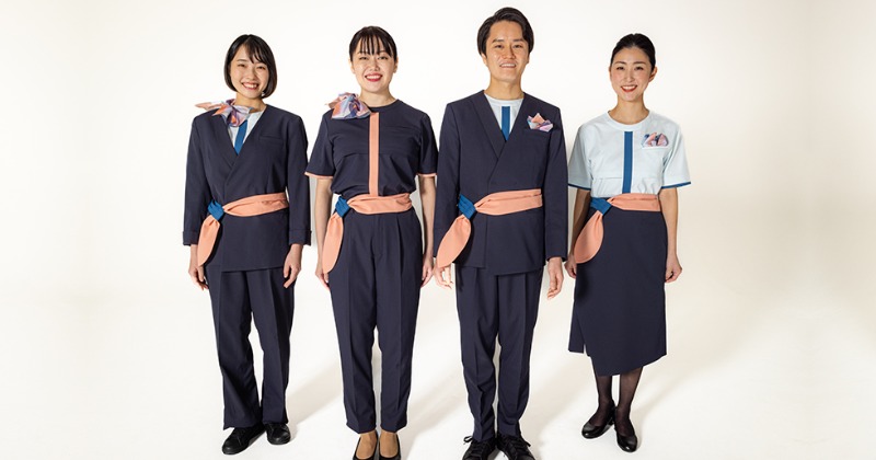 ANAの国際線新ブランド『AirJapan』サービス発表 客室乗務員の制服はボーダレスなデザインに