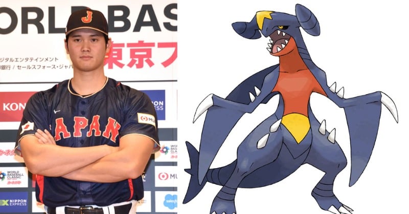 大谷翔平＆ポケモンのガブリアス共通点多く話題 身長・体重などが同じ「強すぎる」「誰が止めれるんマジで」 | ORICON NEWS