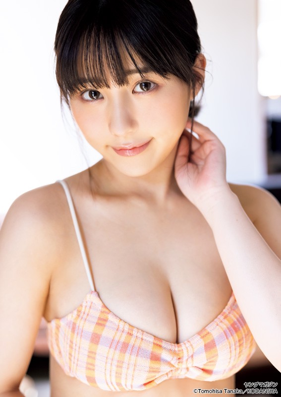 グラビア界のど真ん中”HKT48田中美久、ビキニからあふれそうな圧巻