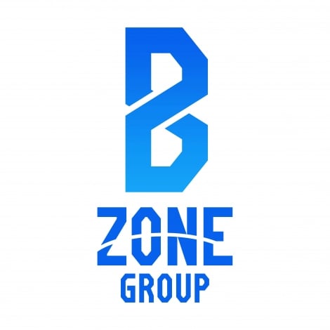 「Being」から社名変更した「B ZONE」ロゴ 