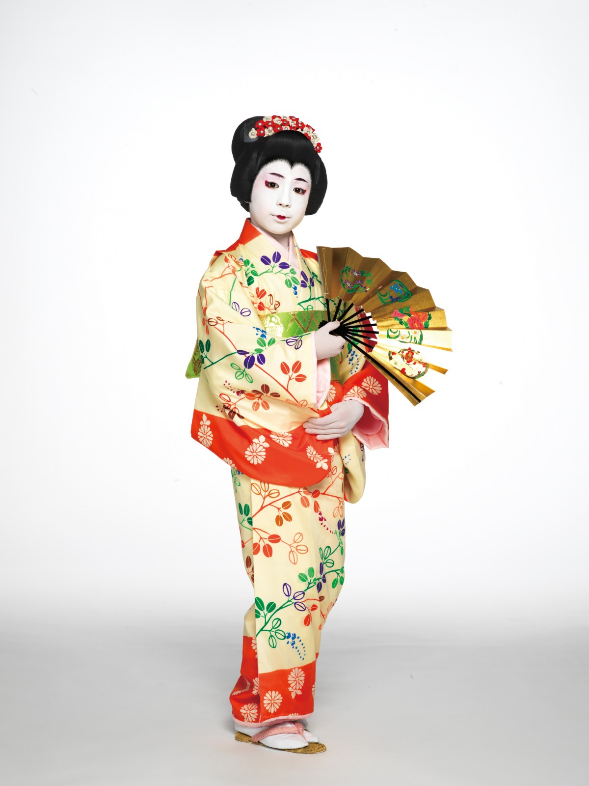 寺島しのぶ長男・寺嶋眞秀“初代尾上眞秀”ポスター撮影 『音菊眞秀