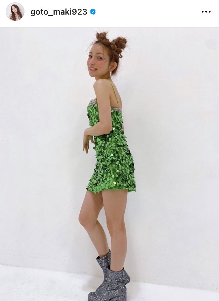 画像・写真 | 37歳・後藤真希、おだんごヘア×超ミニスカで“美太もも