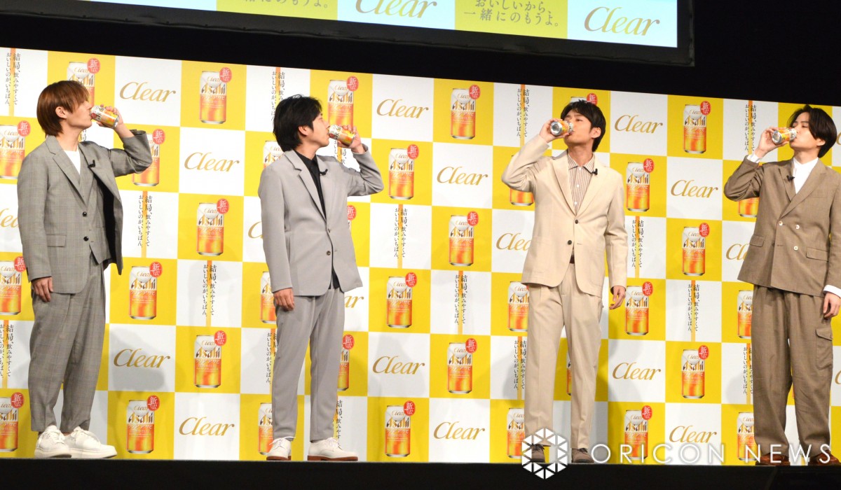 新クリアアサヒ　ポスター　ジャにのチャンネル クリアアサヒ』新TVCM 「ジャにのちゃんねる」が出演