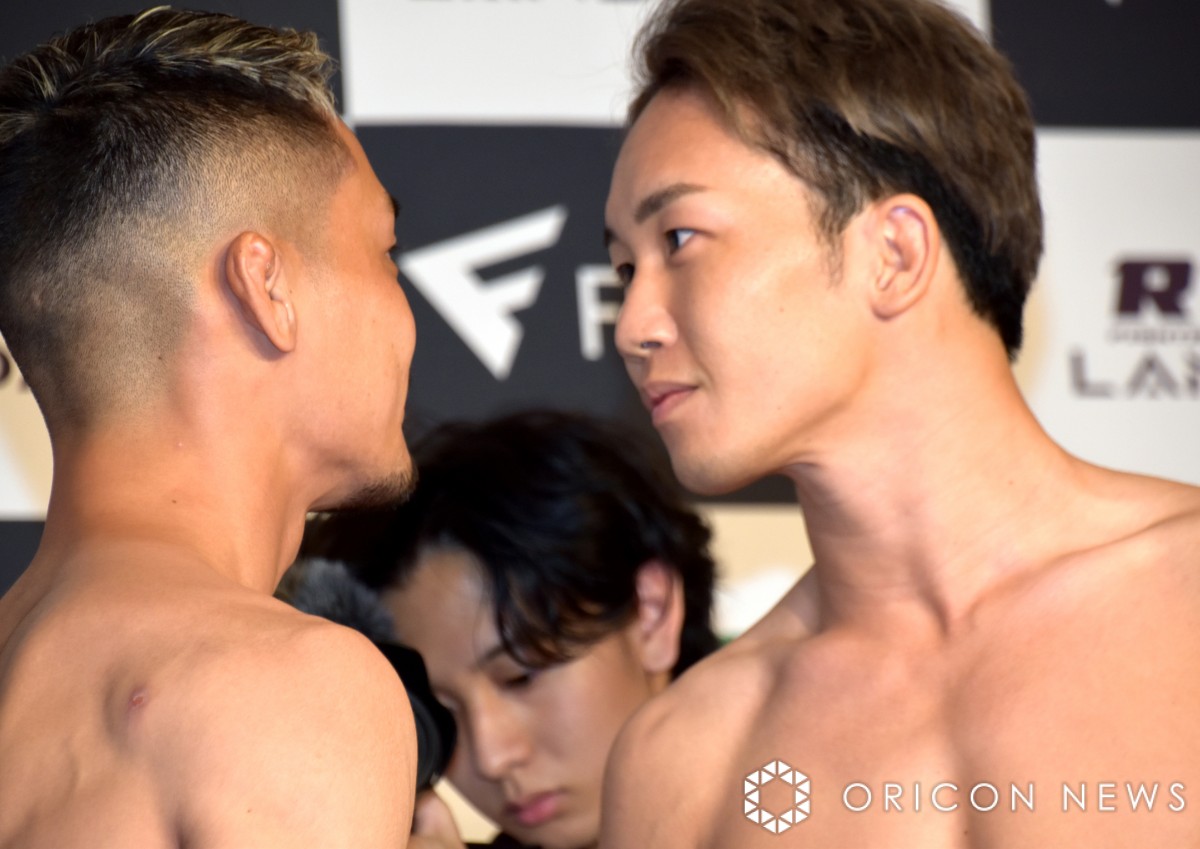 RIZIN】朝倉未来、牛久絢太郎に顔を近づけて不敵な笑み「明日は必ずKO