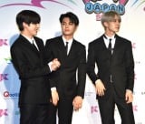 �wKCON JAPAN 2023�x���b�h�J�[�y�b�g�ɓo�ꂵ��ENHYPEN(������)JAKE�AJAY�AHEESEUNG(C)ORICON NewS inc. 