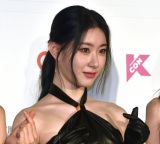 �wKCON JAPAN 2023�x���b�h�J�[�y�b�g�ɓo�ꂵ��ITZY�E�`�F������(C)ORICON NewS inc. 