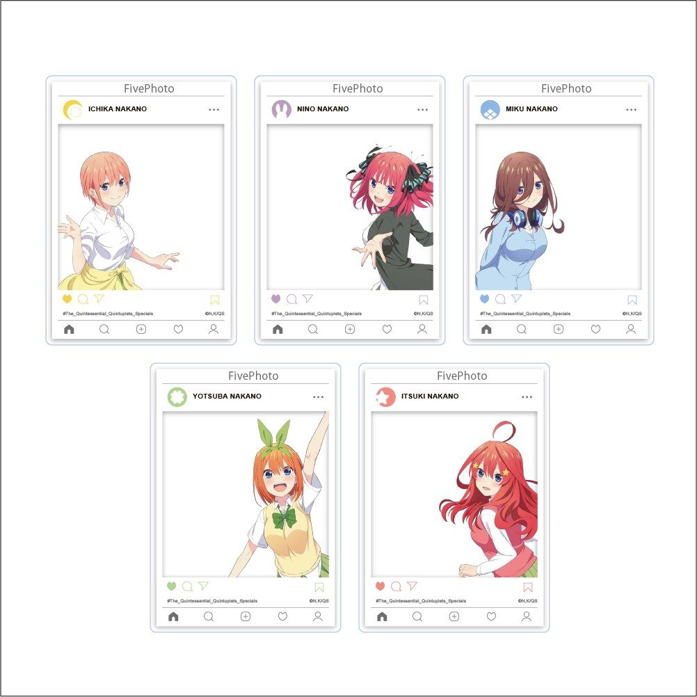 五等分の花嫁　 色紙（水着Ver）セット　他グッズ Amazon.co.jp: 五等分*花嫁∽ 先行上映 入場者特典 描き下ろし
