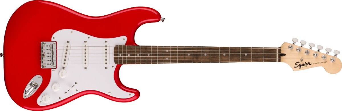 【ほぼ新品】Squier by Fender  ストラトキャスター 【調整済】 Squier by Fender Squier Sonic Stratocaster (Black/Maple