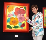 秋野不矩、【紅衣】、希少な額装用画集より、新品額装付、状態良好 秋野不矩、【紅衣】、希少な額装用画集より、新品額装付、状態良好