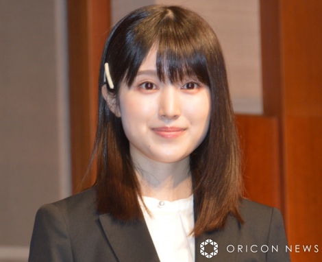 ドラマ『トリリオンゲーム』制作発表会見に出席した福本莉子 (C)ORICON NewS inc. 