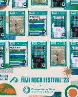 �uFUJI ROCK�v�O�b�Y���t�@�~�}�Ŕ�����A�R���{�f�U�C���̍��i���A�C�e����3��o�� 