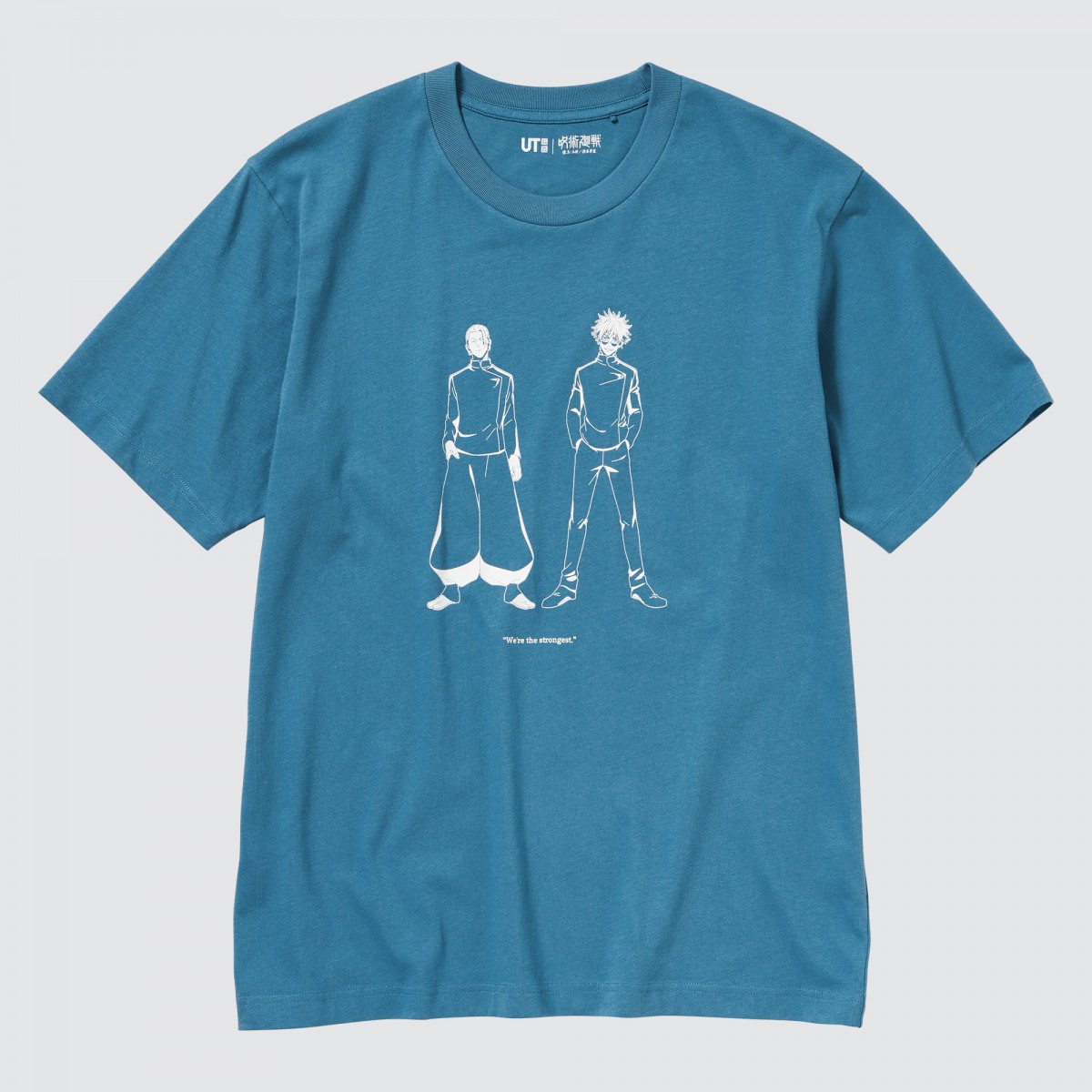 呪術廻戦　五条悟　ユニクロ　GU UNIQLO Tシャツ　2枚セット　ホワイト UT ユニクロ 呪術廻戦 Tシャツ Mサイズ 五条悟 UNIQLO ホワイト