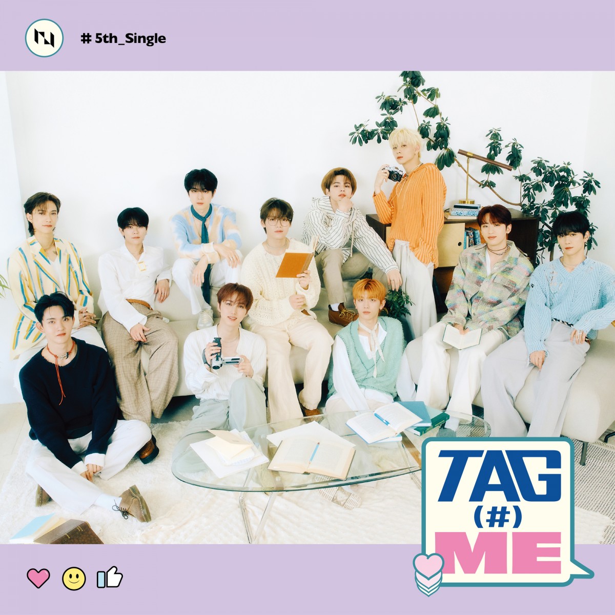INI - INI 5thシングル TAG MEシリアルコード10枚 INI、5thシングル「TAG ME」10・11リリース コンセプトは「“TAG