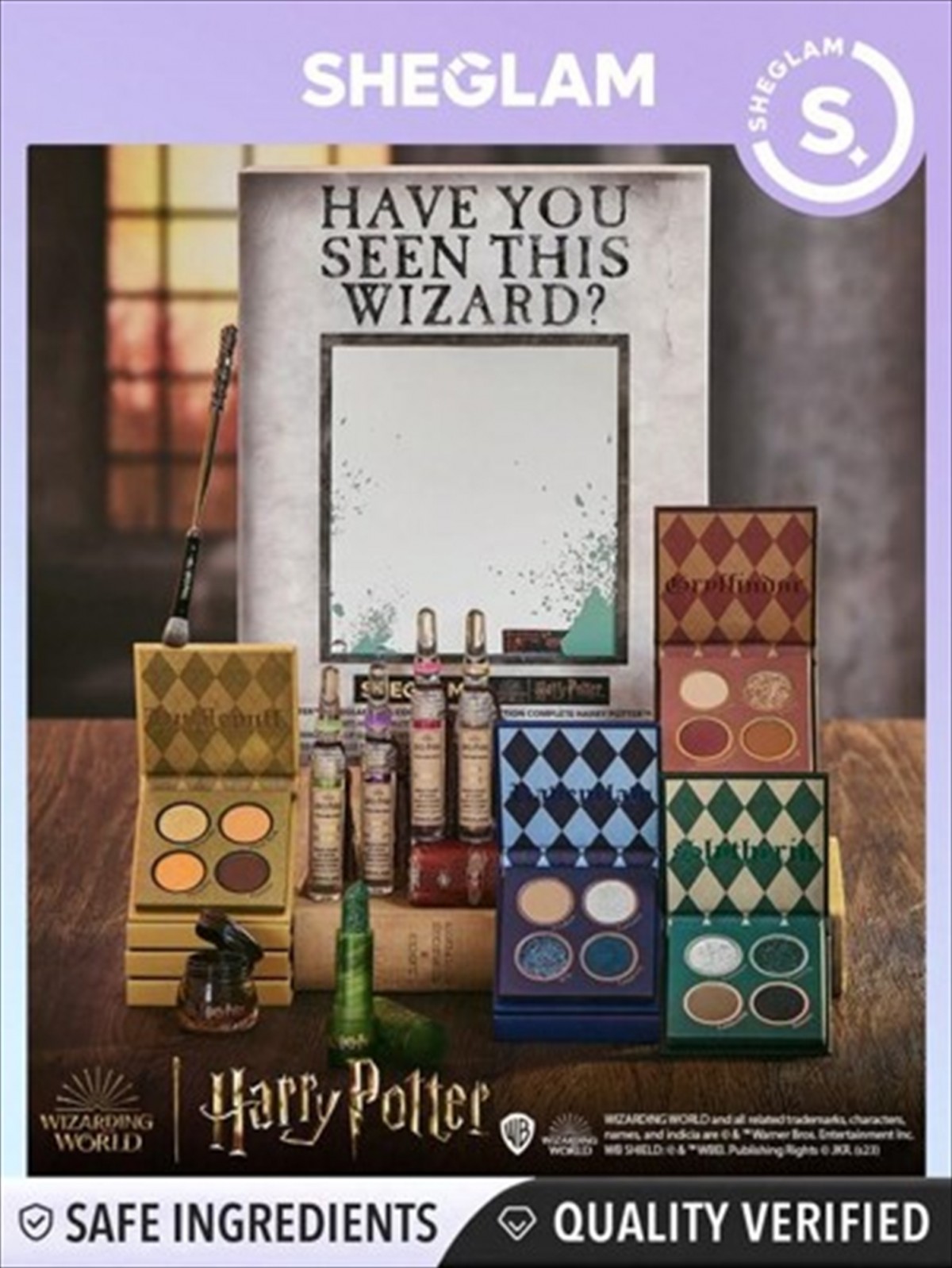 ハリー・ポッター”魔法学校の世界観あふれるコスメアイテム、SHEGLAM 