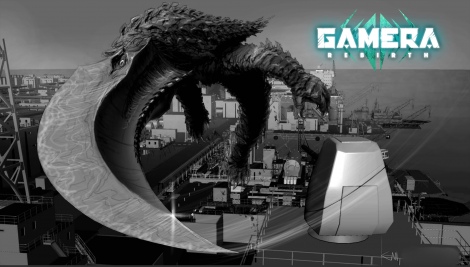 �wGAMERA -Rebirth-�x�M�����̃f�U�C�������Ȃǃ��C�L���O���J���iC�j2023 KADOKAWA/ GAMERA Rebirth Production committee 