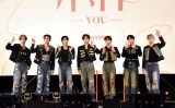 日本3rdシングル「結 -YOU-」の発売記念イベントを開催したENHYPEN（左から）NI-KI、HEESEUNG、JAKE、SUNGHOON、JUNGWON、SUNOO、JAY （C）ORICON NewS inc. 