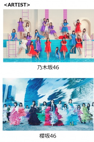 『Rakuten GirlsAward 2023 AUTUMN/WINTER』に出演する乃木坂46＆櫻坂46 