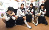 『KOYABU SONIC 2023』に出演した新しい学校のリーダーズ（左から）SUZUKA、RIN、KANON、MIZYU （C）ORICON NewS inc. 