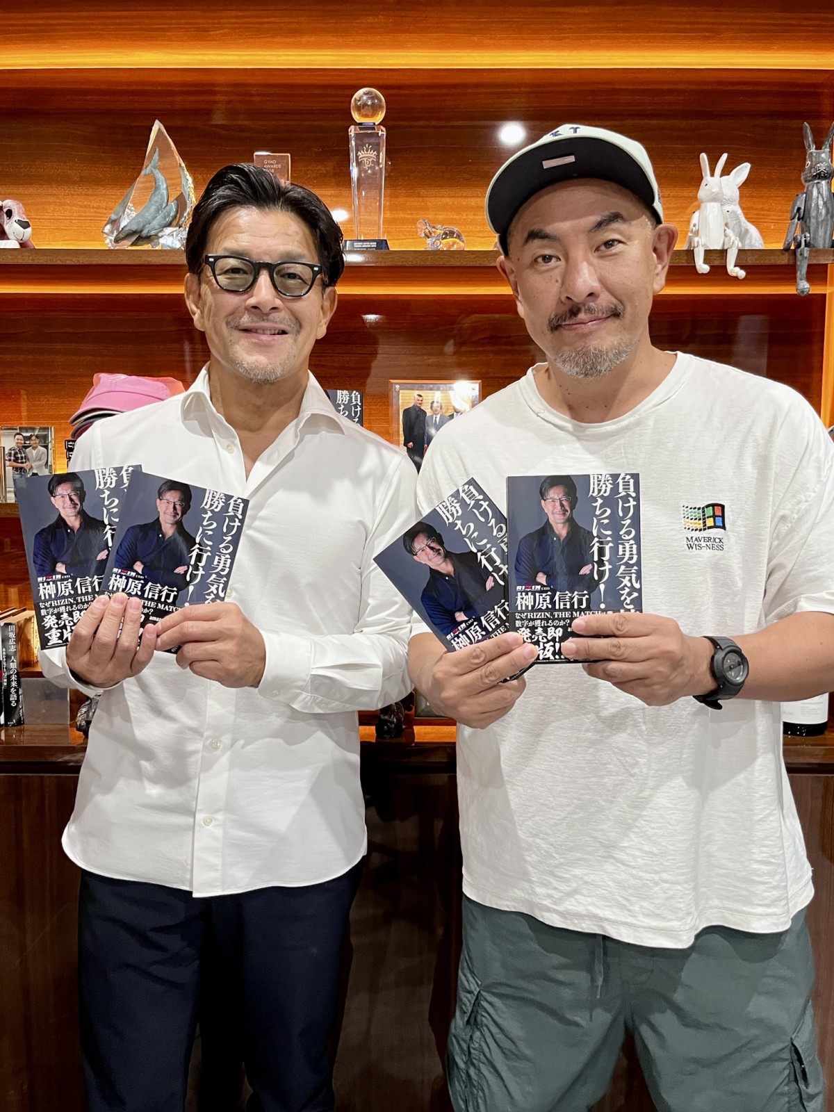 RIZIN】榊原CEO、著書重版記念で“煽りV”佐藤大輔氏とイベント「（秘