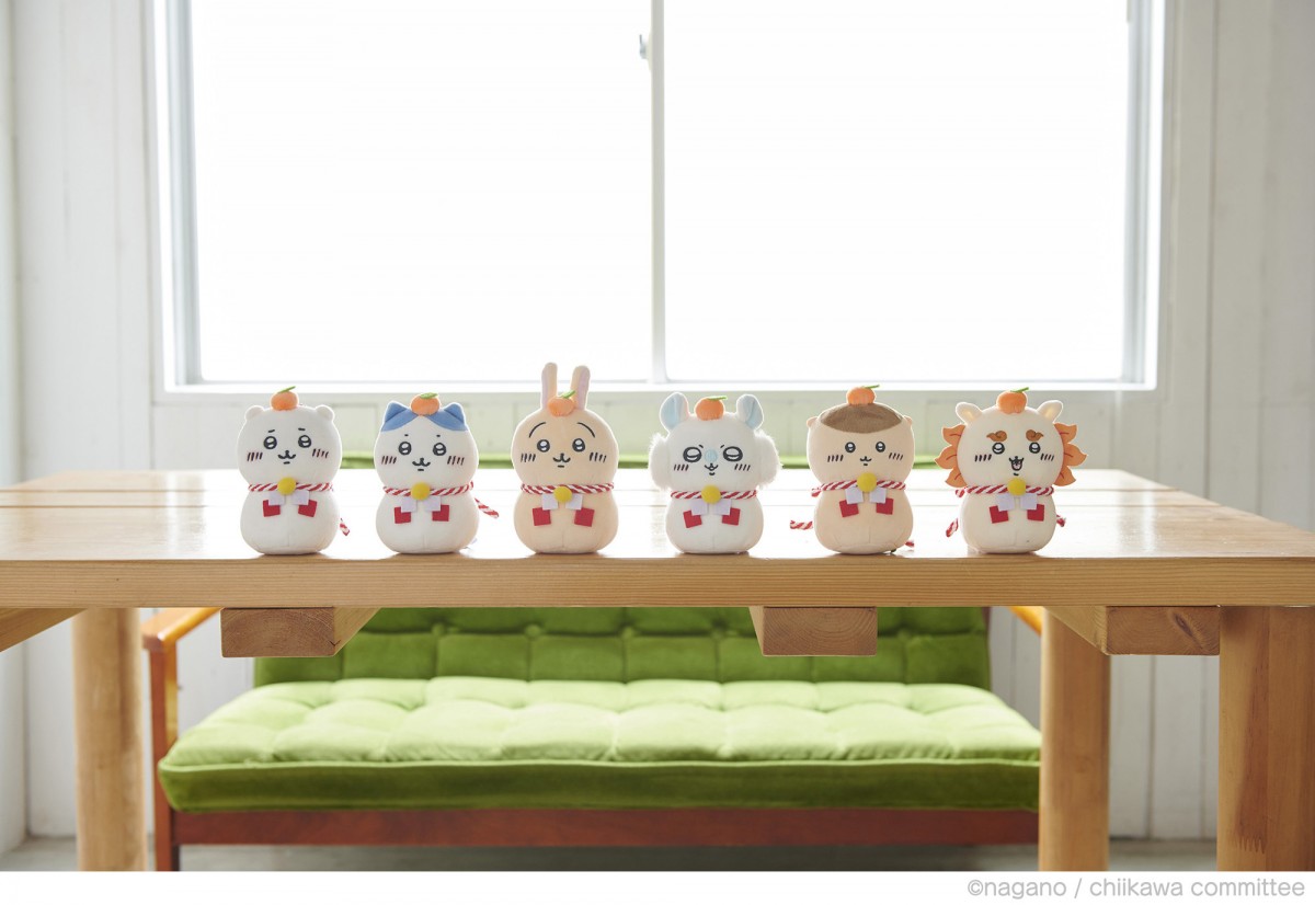 【新品】ちいかわ　くりまんじゅう　おもちもちもちマスコット　鏡餅　もちっと　３点 ちいかわ もちっとぬいぐるみS（くりまんじゅう） | ちいかわ