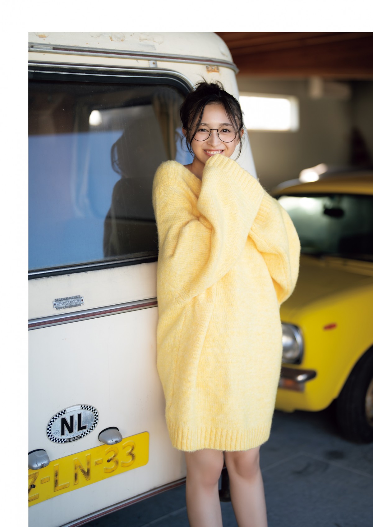 乃木坂46の新ミューズ”井上和、白シャツまといキュートな笑顔