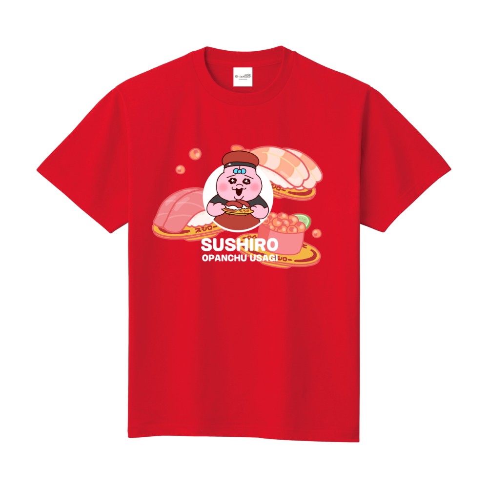 スシローおぱんちゅうさぎコラボげんていめちゃでかTシャツサイズXXXL - キャラクター玩具