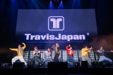 覆面DJマシュメロの4年ぶりとなる単独来日ツアー初日にサポートアクトとして登場したTravis Japan(写真:邑田卓也) 