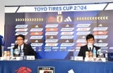 �wAFC e�A�W�A�J�b�v2023�xSAMURAI BLUE(���{��\)�����o�[���\�L�҉�̗l�q (C)ORICON NewS inc. 