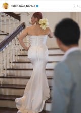 �u���̃r�b�N�s�[�`�ɓB�t���̕v�����āA���̃h���X�ɂ��Đ����������Ɗm�M���܂����v�@������񍐂����t�H�[�������u�E�o�[�r�[�@�i�ʐ^�̓C���X�^�O�������j 