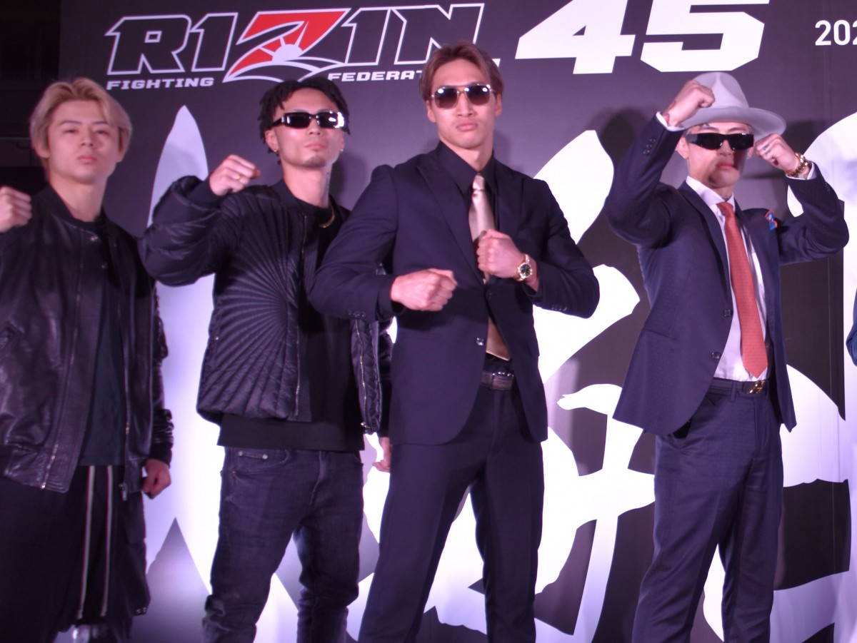 RIZIN】平本蓮＆安保瑠輝也ら「BLACK ROSE」が緊急決起集会！22日に