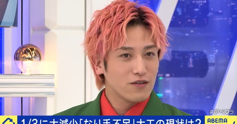 中学卒業後に建築現場で働いたEXIT兼近大樹、大工の“なり手不足”に持論