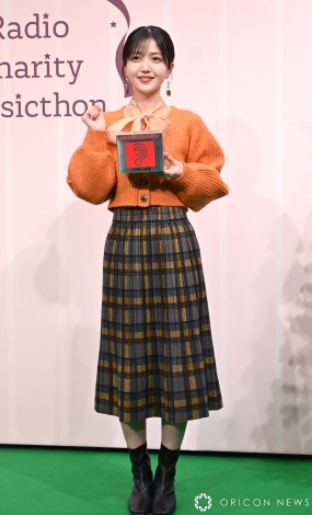 『第49回ラジオ・チャリティ・ミュージックソン』完走記者会見に出席した久保史緒里 （C）ORICON NewS inc. 