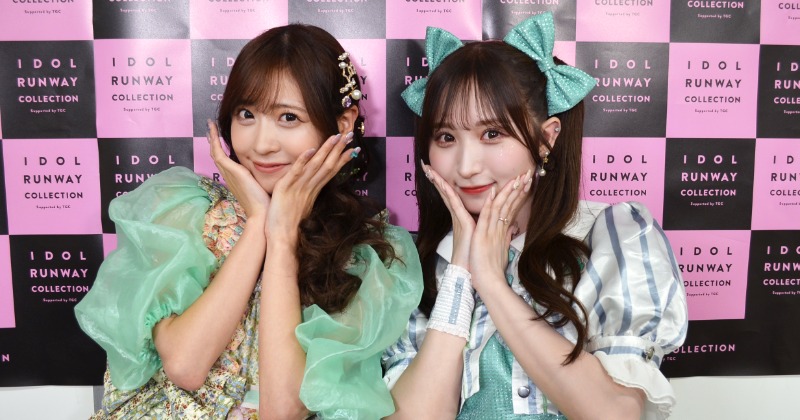 CANDY TUNE小川奈々子、FRUITS ZIPPER櫻井優衣とのバックハグ